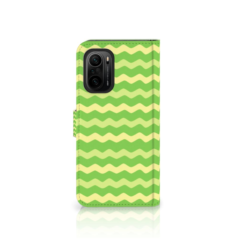 Poco F3 | Xiaomi Mi 11i Telefoon Hoesje Waves Green