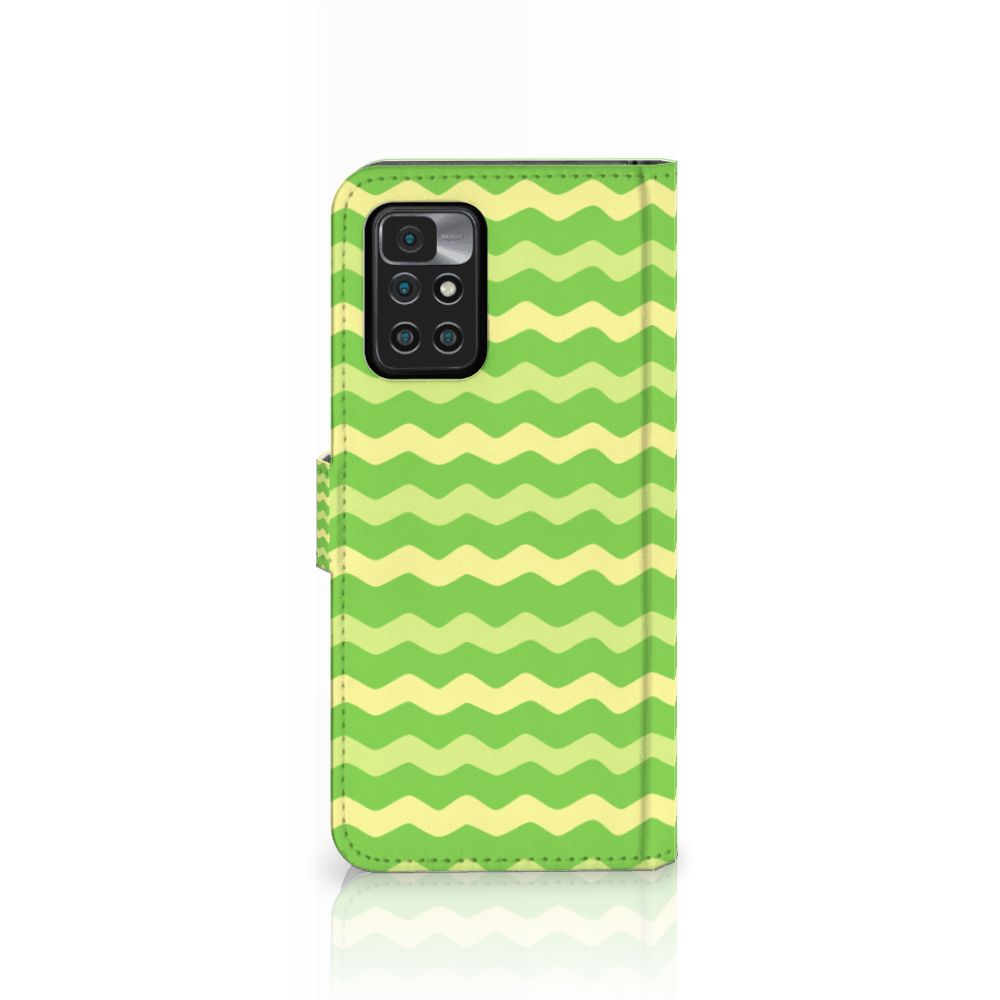 Xiaomi Redmi 10 Telefoon Hoesje Waves Green