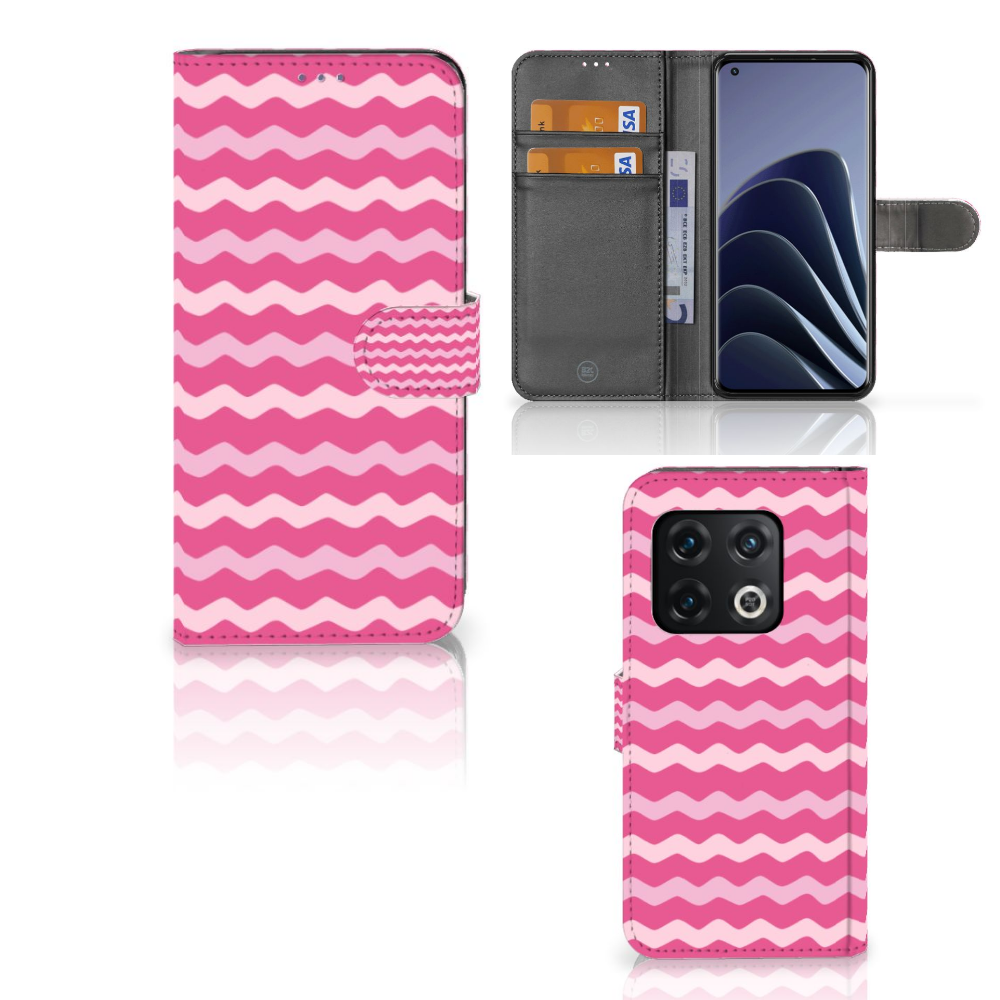 OnePlus 10 Pro Telefoon Hoesje Waves Pink