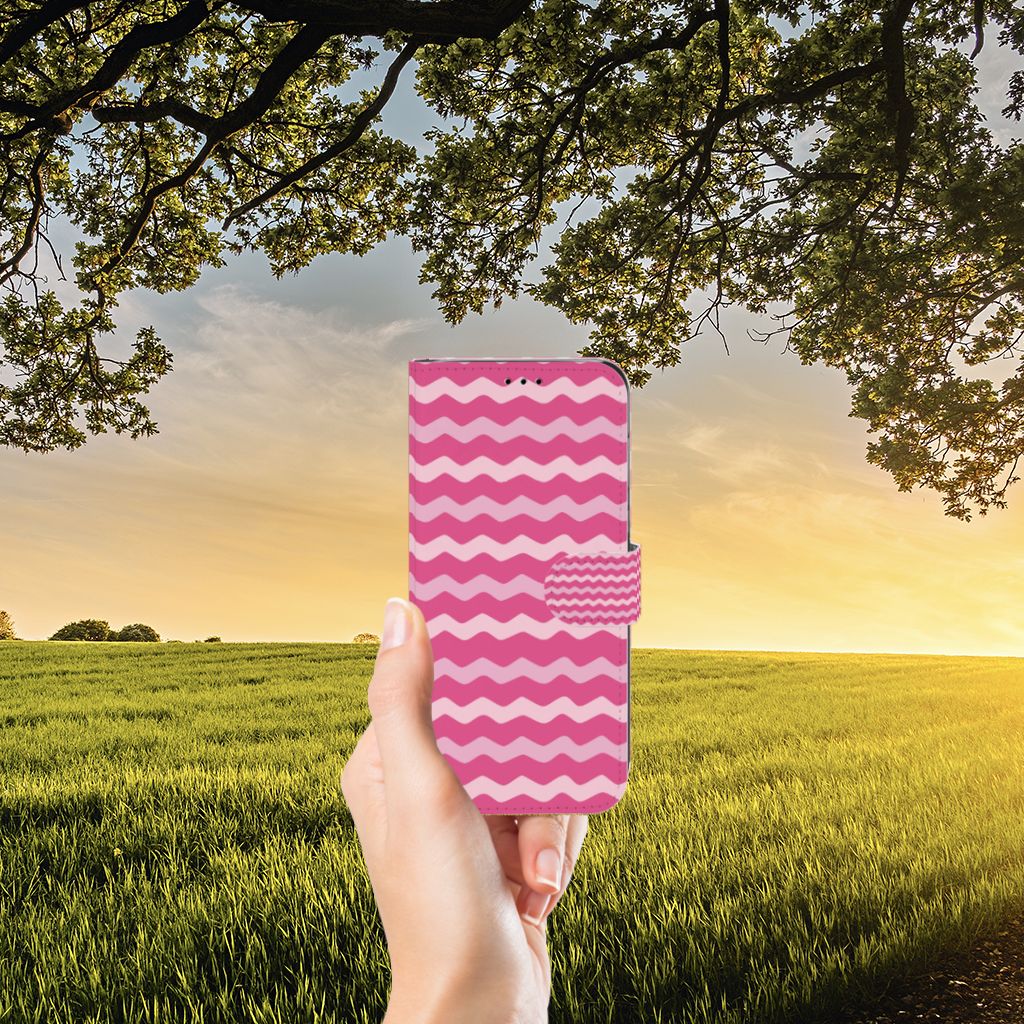 Huawei Mate 20 Lite Telefoon Hoesje Waves Pink