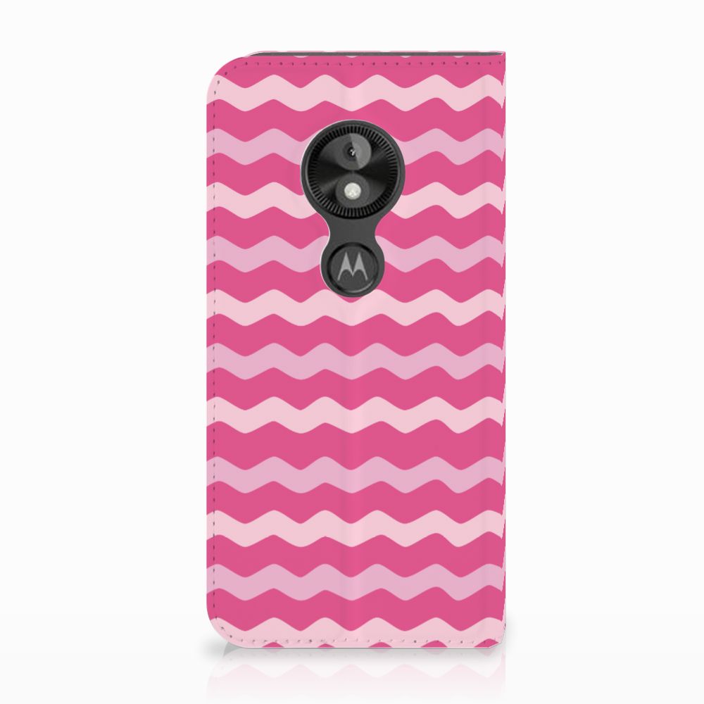 Motorola Moto E5 Play Hoesje met Magneet Waves Pink