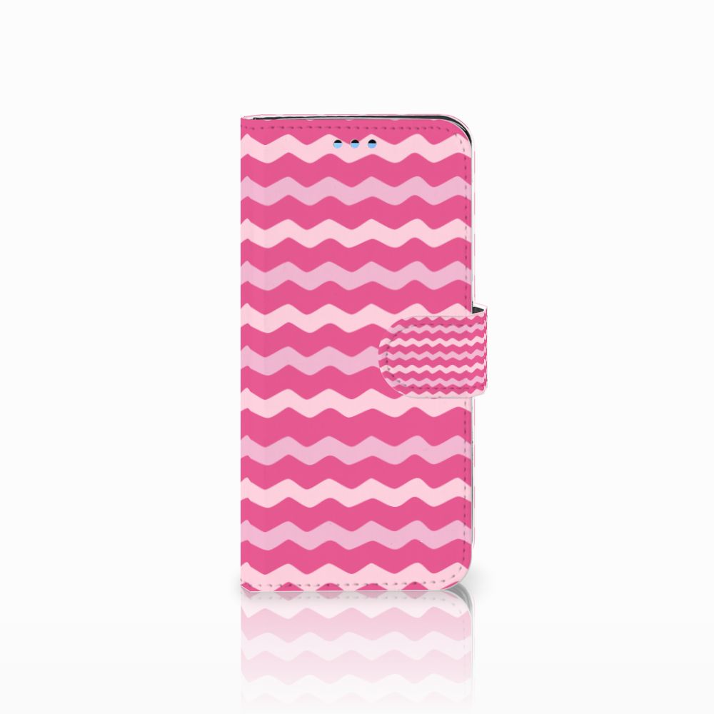 Samsung Galaxy S9 Telefoon Hoesje Waves Pink