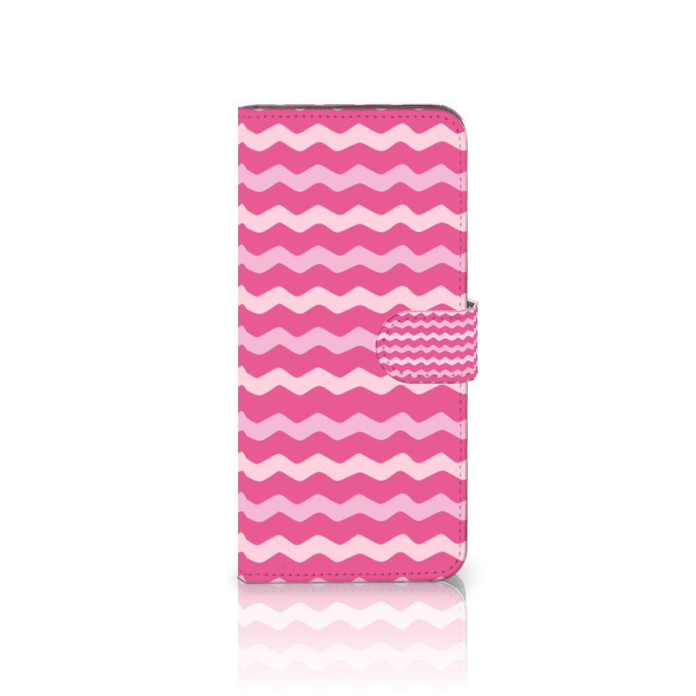 Motorola Edge 20 Lite Telefoon Hoesje Waves Pink
