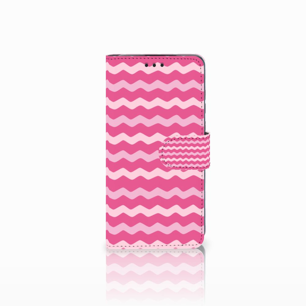 Huawei P30 Telefoon Hoesje Waves Pink
