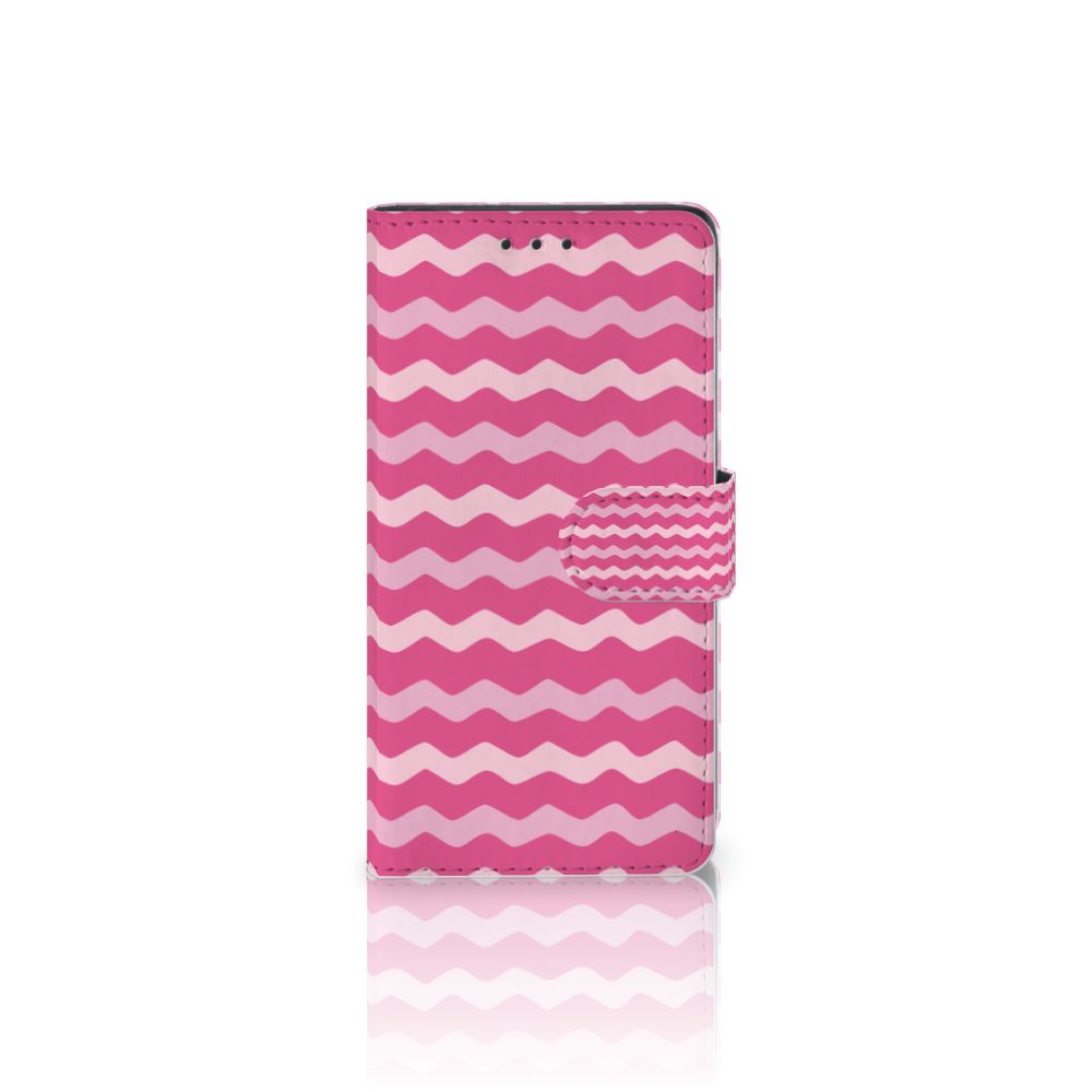 Sony Xperia Z3 Telefoon Hoesje Waves Pink