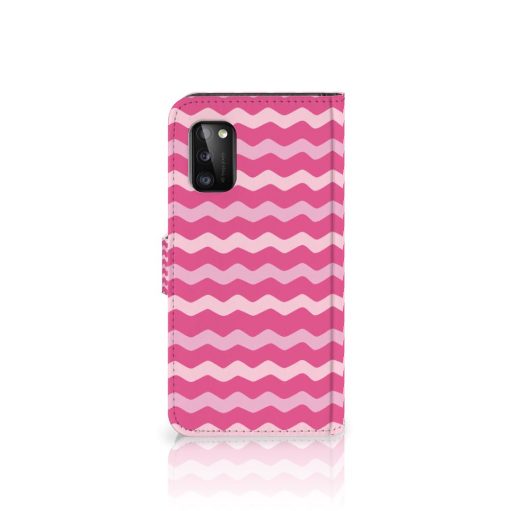 Samsung Galaxy A41 Telefoon Hoesje Waves Pink