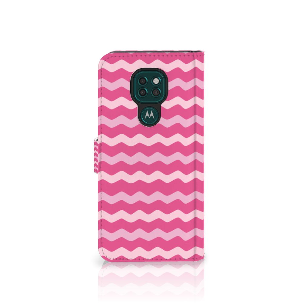 Motorola Moto G9 Play | E7 Plus Telefoon Hoesje Waves Pink
