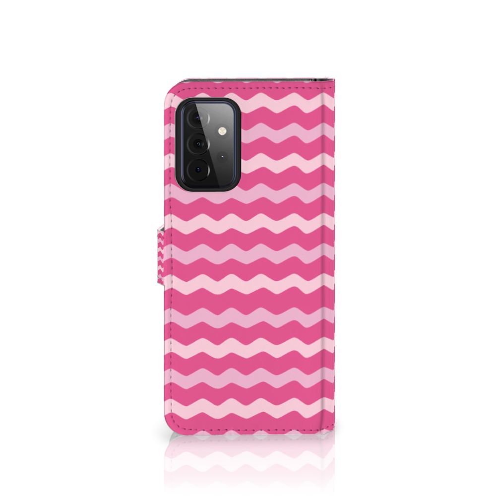 Samsung Galaxy A72 Telefoon Hoesje Waves Pink