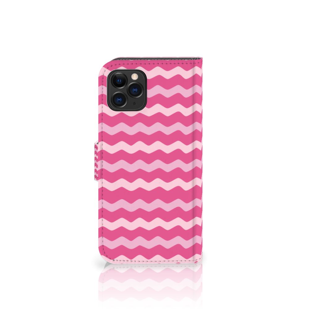 Apple iPhone 11 Pro Telefoon Hoesje Waves Pink