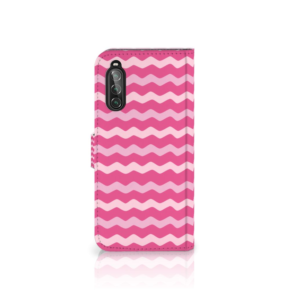 Sony Xperia 10 II Telefoon Hoesje Waves Pink