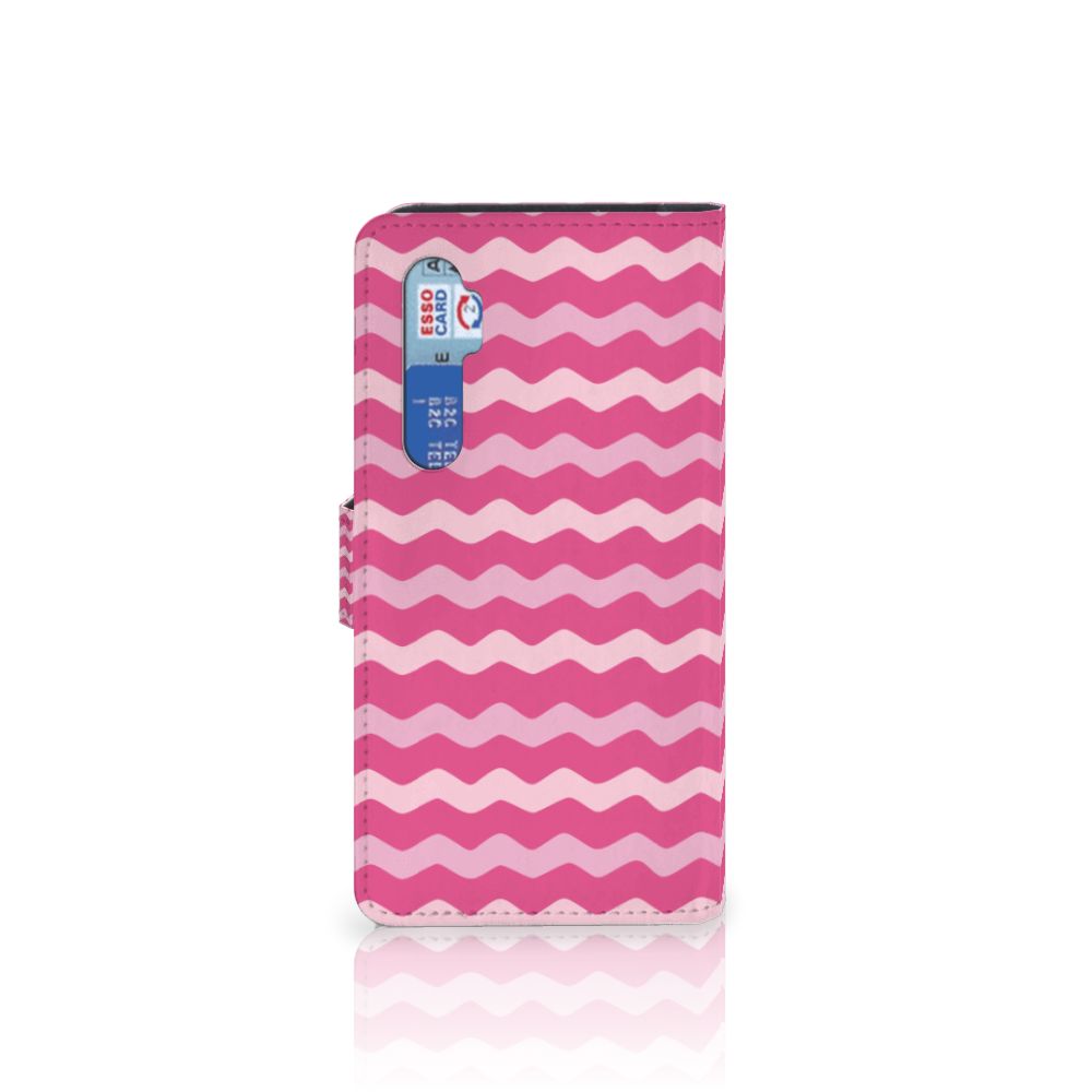 Xiaomi Mi Note 10 Lite Telefoon Hoesje Waves Pink