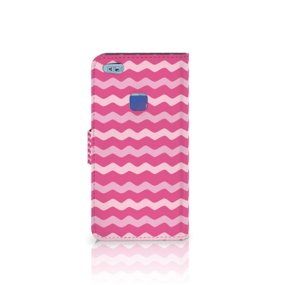 Huawei P10 Lite Telefoon Hoesje Waves Pink
