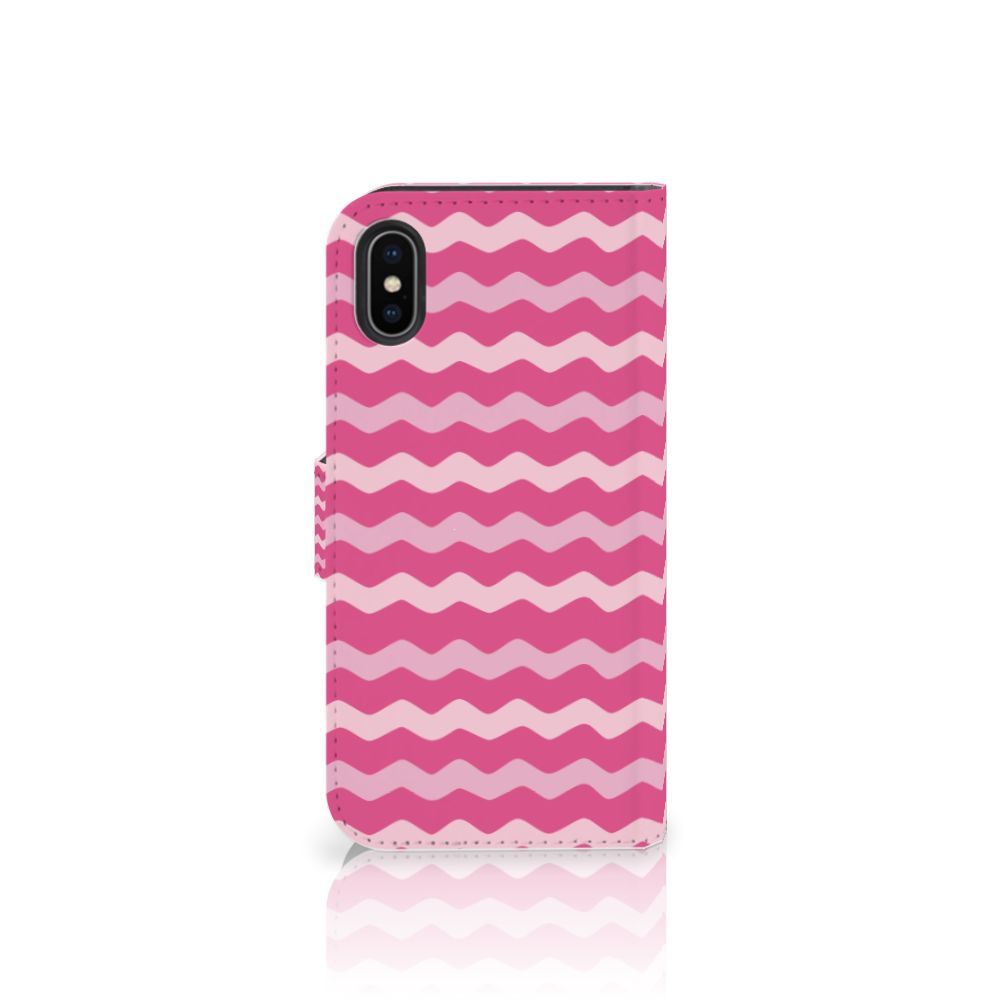 Apple iPhone X | Xs Telefoon Hoesje Waves Pink