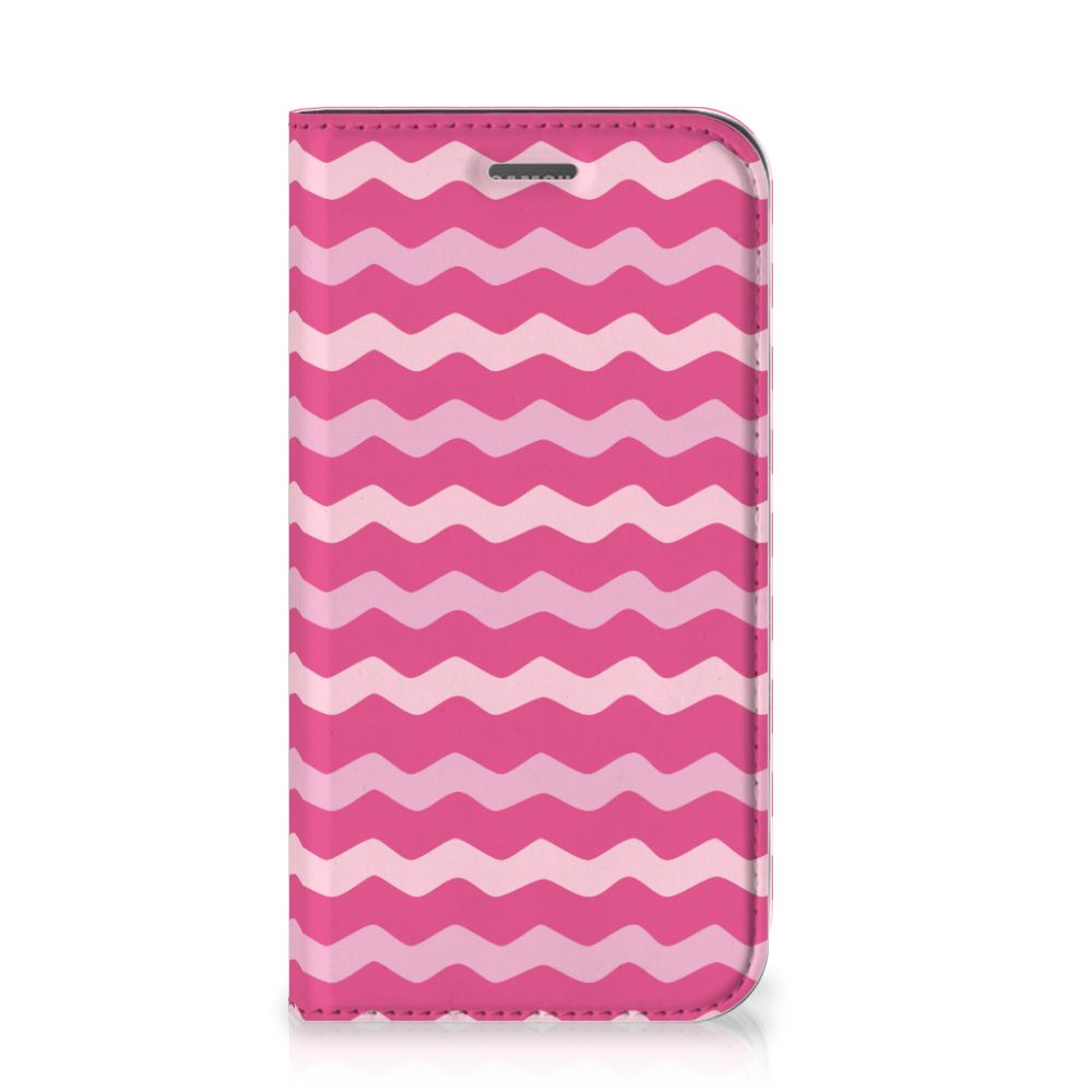 Samsung Galaxy Xcover 4s Hoesje met Magneet Waves Pink