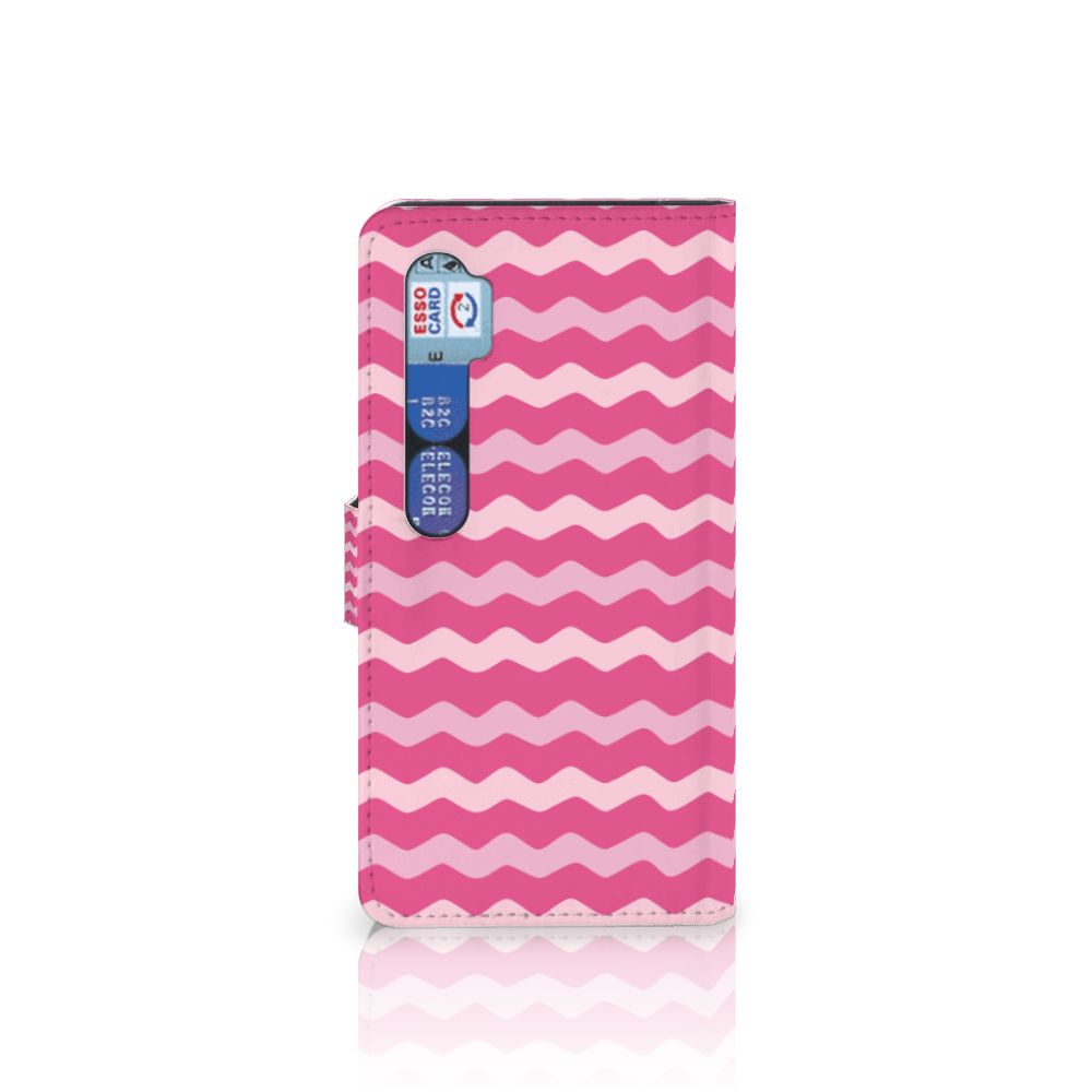Xiaomi Mi Note 10 Pro Telefoon Hoesje Waves Pink