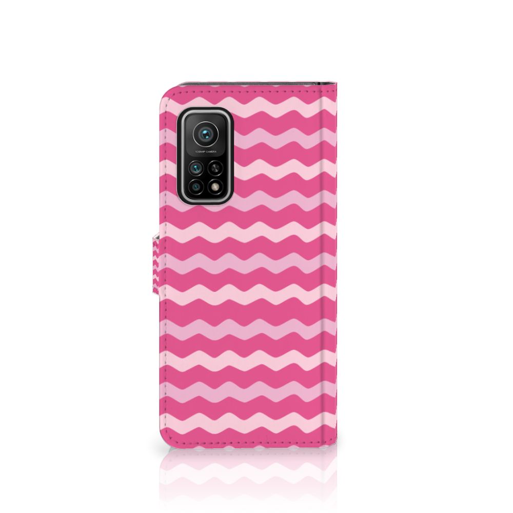 Xiaomi Mi 10T Pro | Mi 10T Telefoon Hoesje Waves Pink