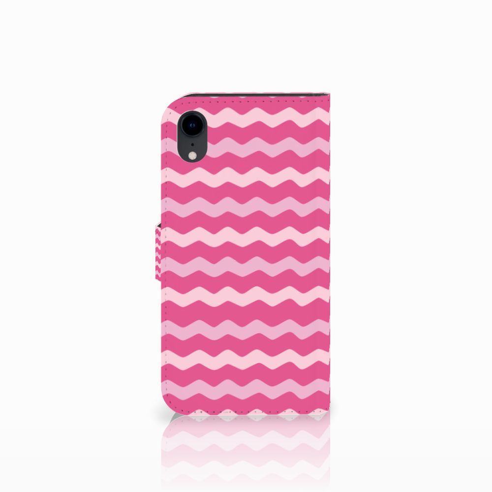 Apple iPhone Xr Telefoon Hoesje Waves Pink