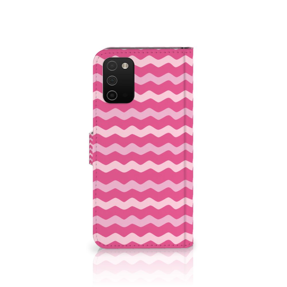 Samsung Galaxy A03s Telefoon Hoesje Waves Pink