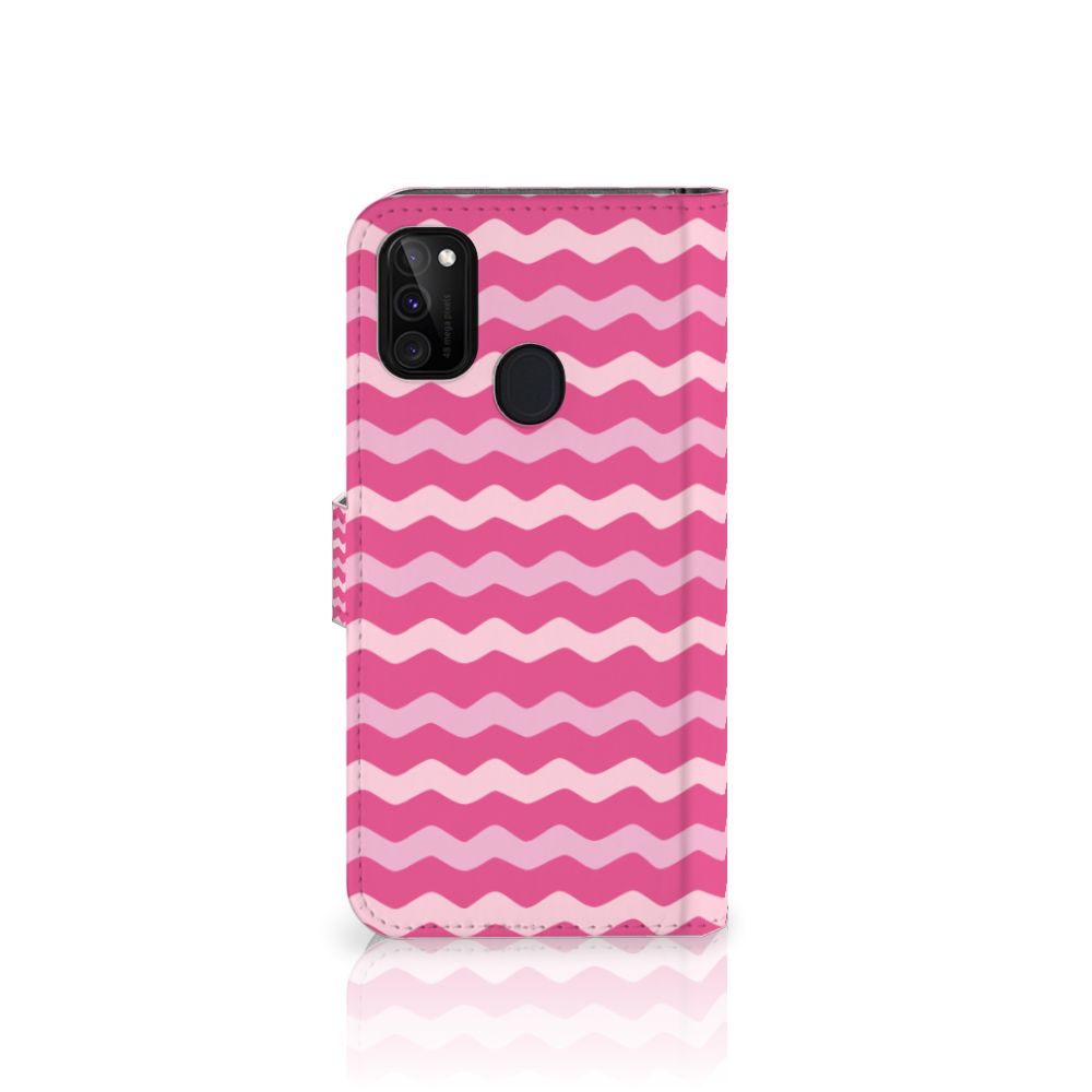 Samsung Galaxy M21 | M30s Telefoon Hoesje Waves Pink