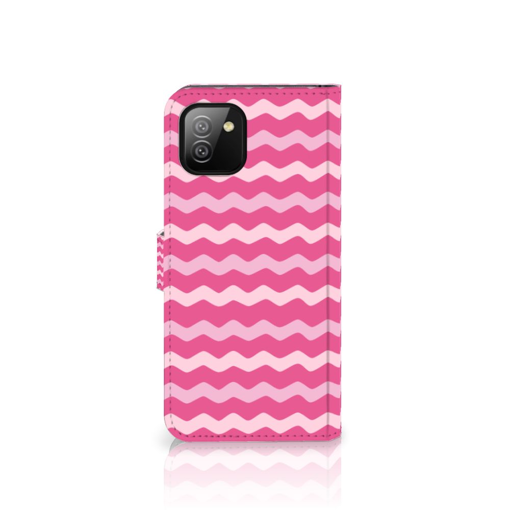Samsung Galaxy A03 Telefoon Hoesje Waves Pink