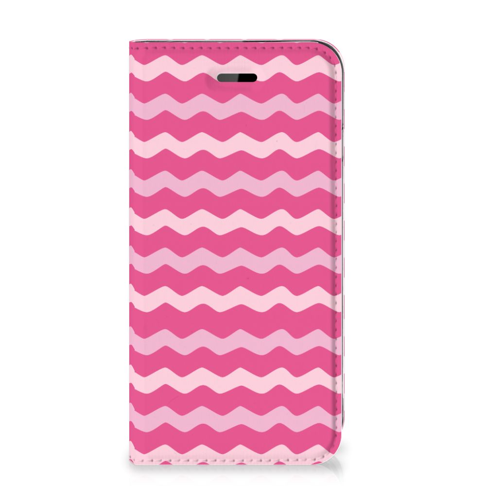 iPhone 7 | 8 | SE (2020) | SE (2022) Hoesje met Magneet Waves Pink