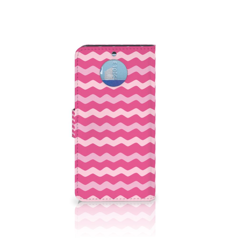 Moto G5S Telefoon Hoesje Waves Pink