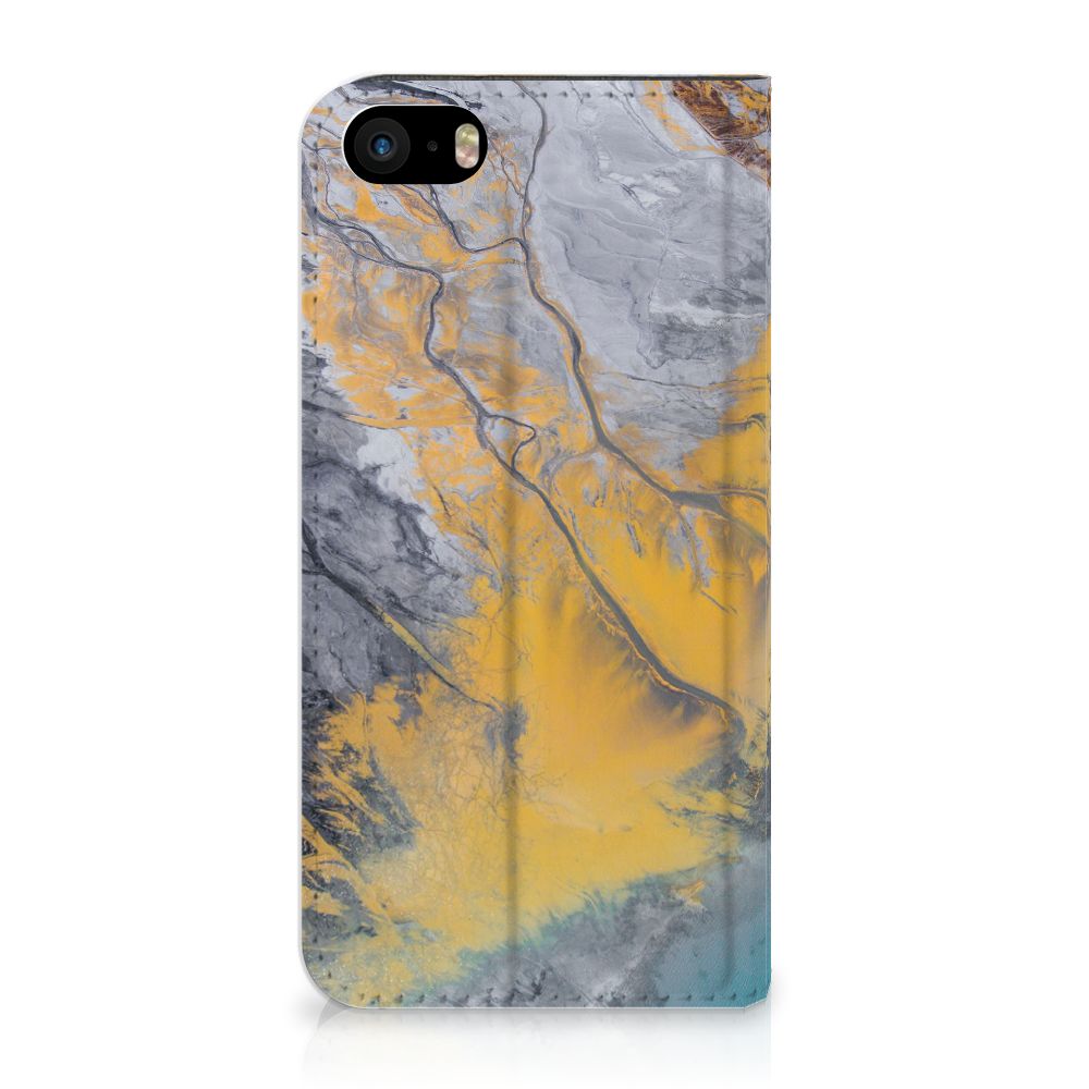 iPhone SE|5S|5 Standcase Marble Blue Gold