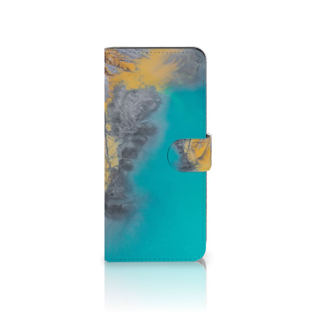 Samsung Galaxy A53 Bookcase Marble Blue Gold