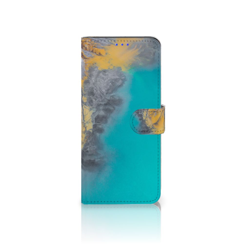 OPPO Reno5 Z | A94 5G Bookcase Marble Blue Gold