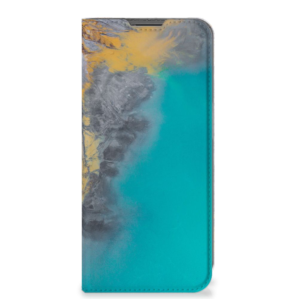 Nokia G11 | G21 Standcase Marble Blue Gold