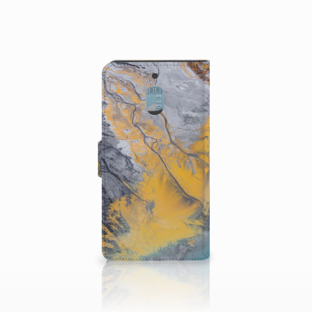 Nokia 2.1 (2018) Bookcase Marble Blue Gold