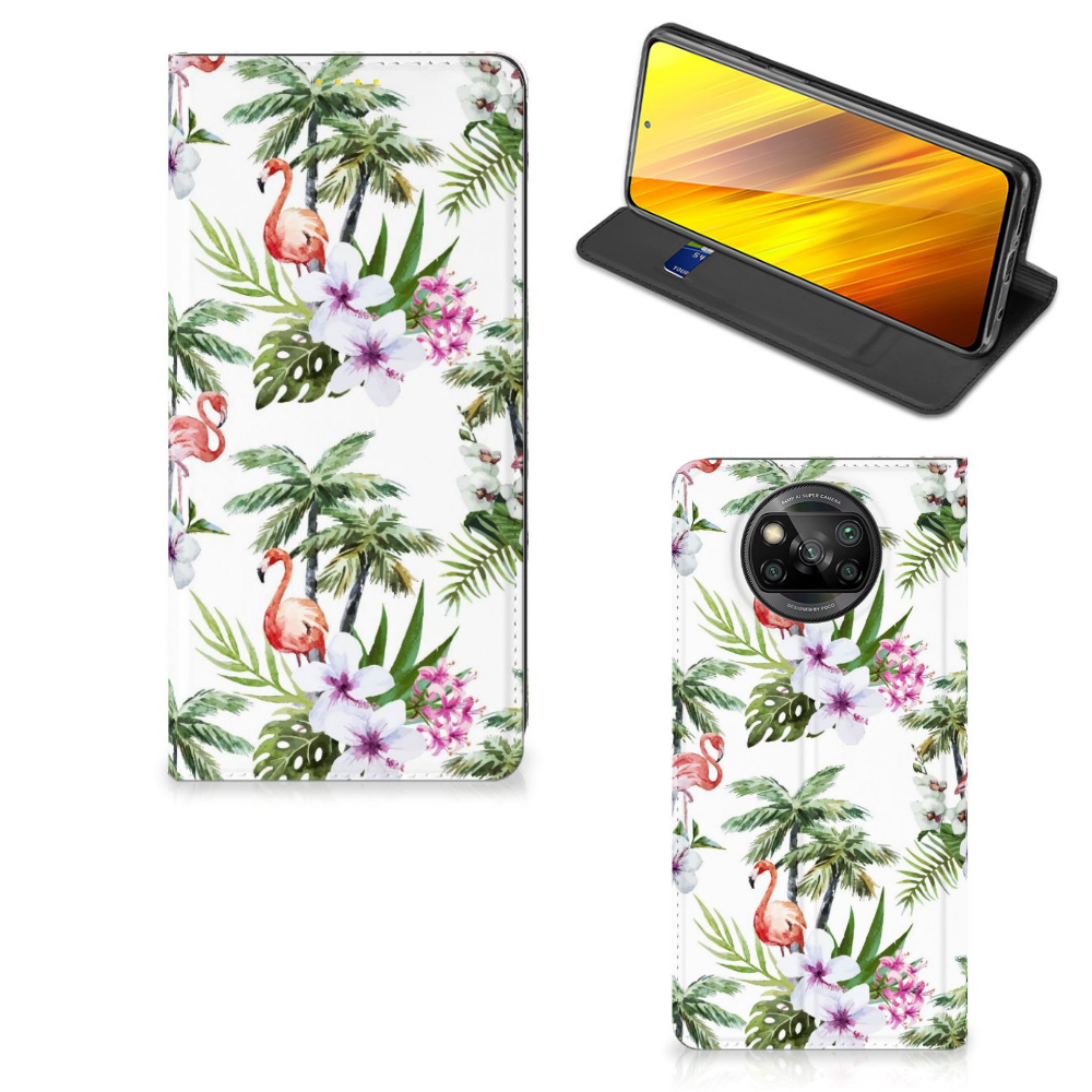 Xiaomi Poco X3 Pro | Poco X3 Hoesje maken Flamingo Palms