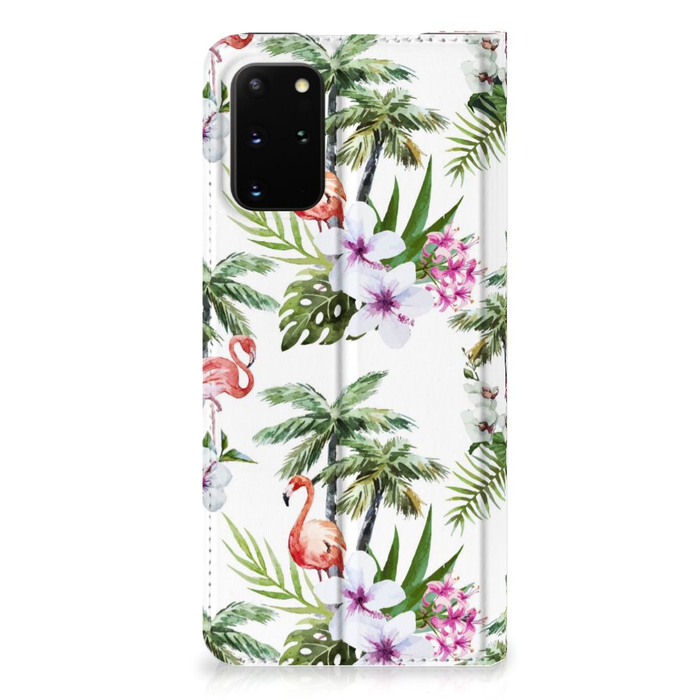 Samsung Galaxy S20 Plus Hoesje maken Flamingo Palms