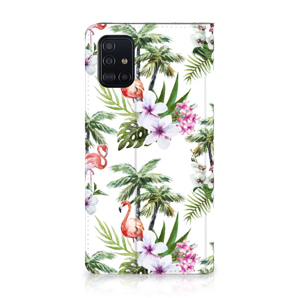 Samsung Galaxy A51 Hoesje maken Flamingo Palms