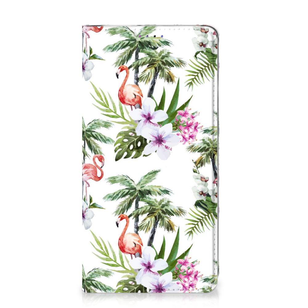 Huawei P30 Lite New Edition Hoesje maken Flamingo Palms