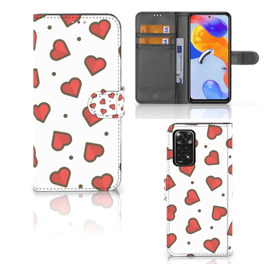 Xiaomi Redmi Note 11 Pro 5G/4G Telefoon Hoesje Hearts