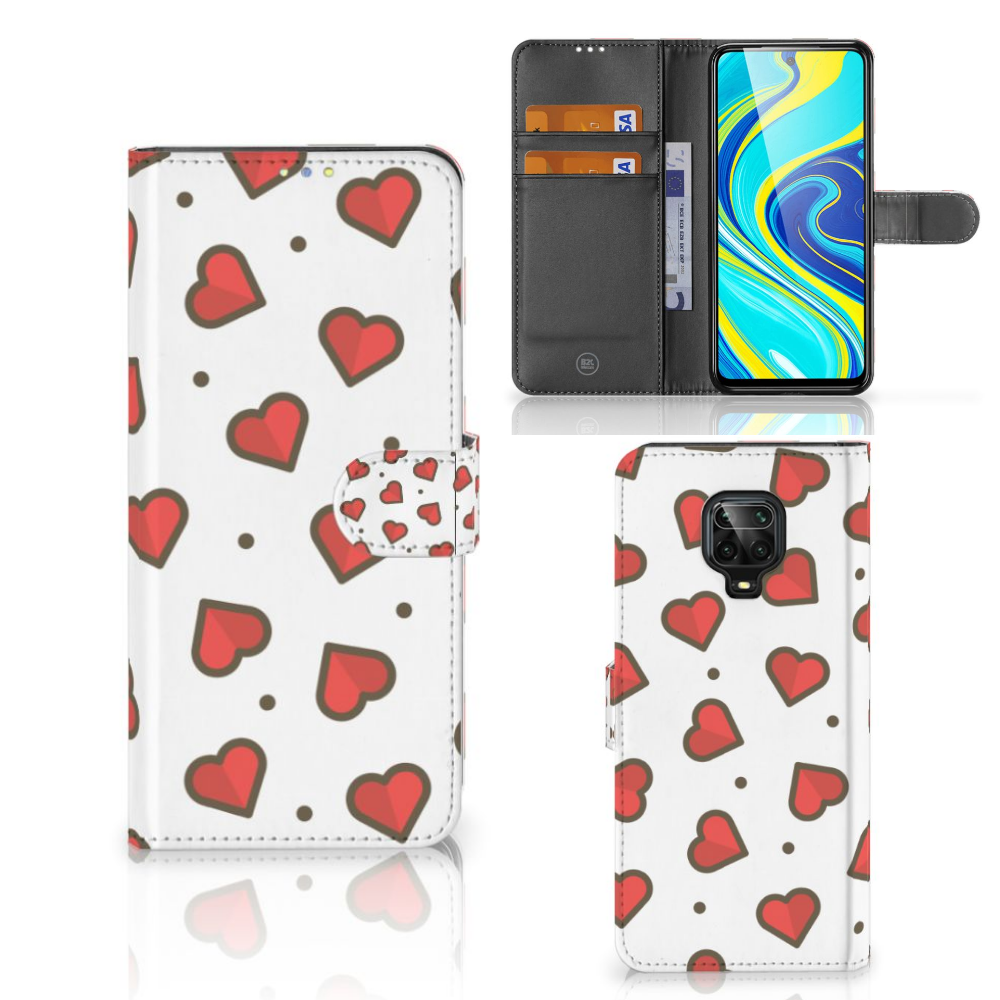 Xiaomi Redmi Note 9 Pro | Note 9S Telefoon Hoesje Hearts