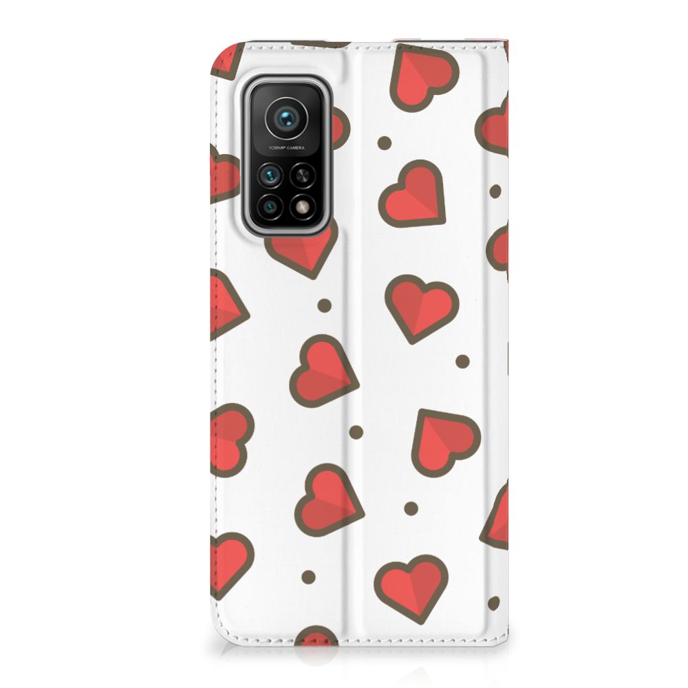 Xiaomi Mi 10T | 10T Pro Hoesje met Magneet Hearts