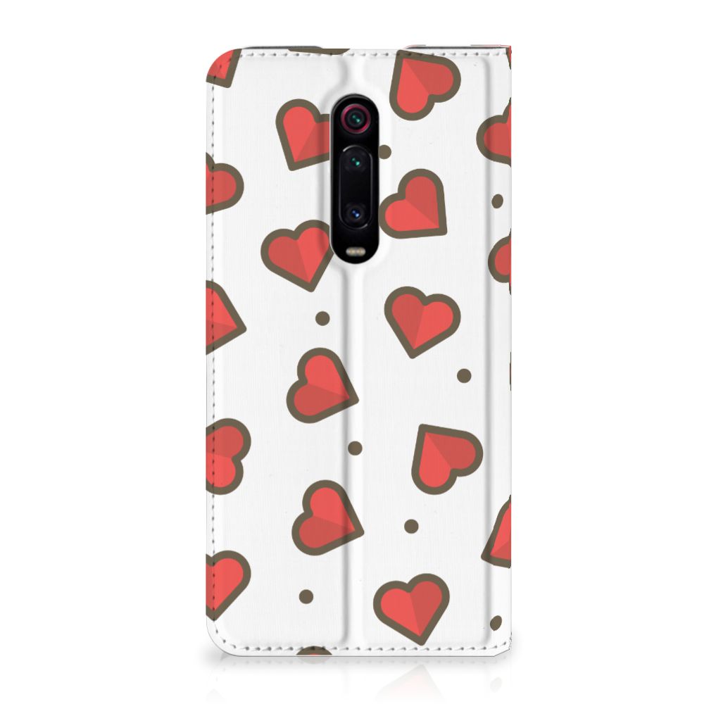 Xiaomi Mi 9T Pro Hoesje met Magneet Hearts