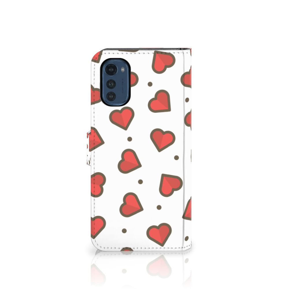 Motorola Moto E32 | Moto E32s Telefoon Hoesje Hearts