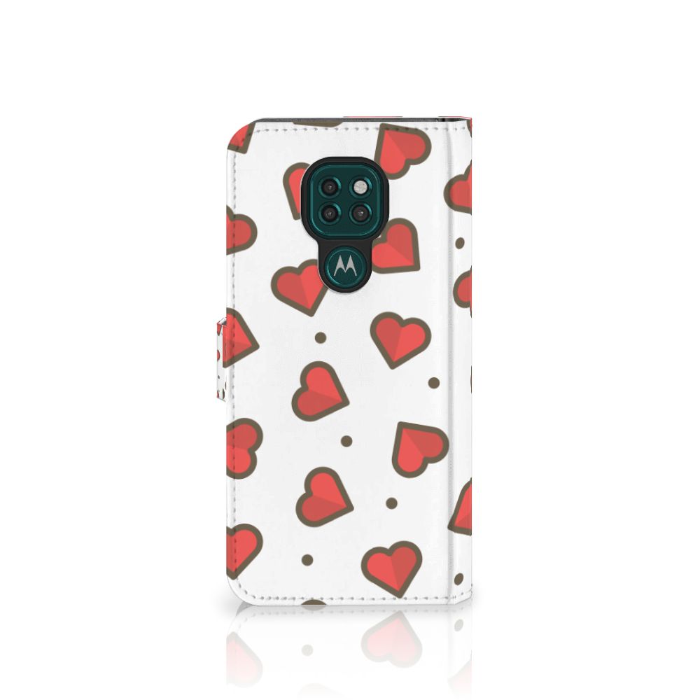 Motorola Moto G9 Play | E7 Plus Telefoon Hoesje Hearts