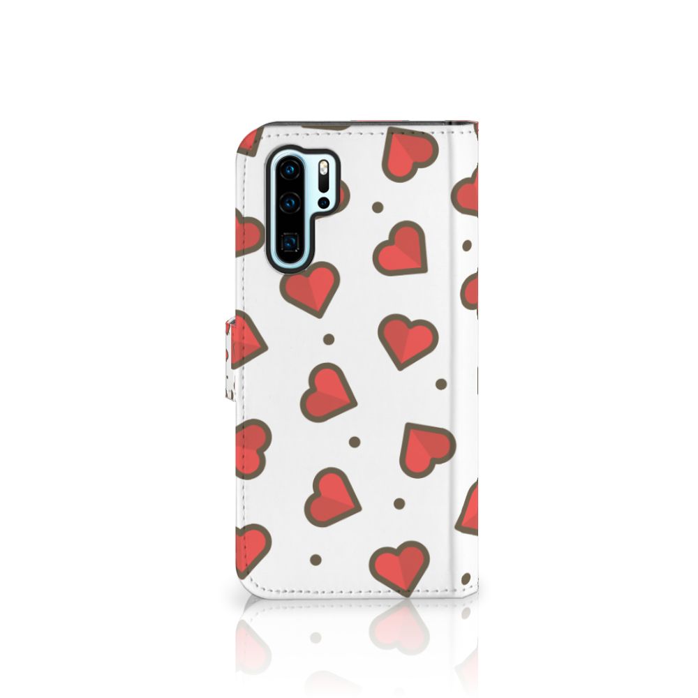 Huawei P30 Pro Telefoon Hoesje Hearts