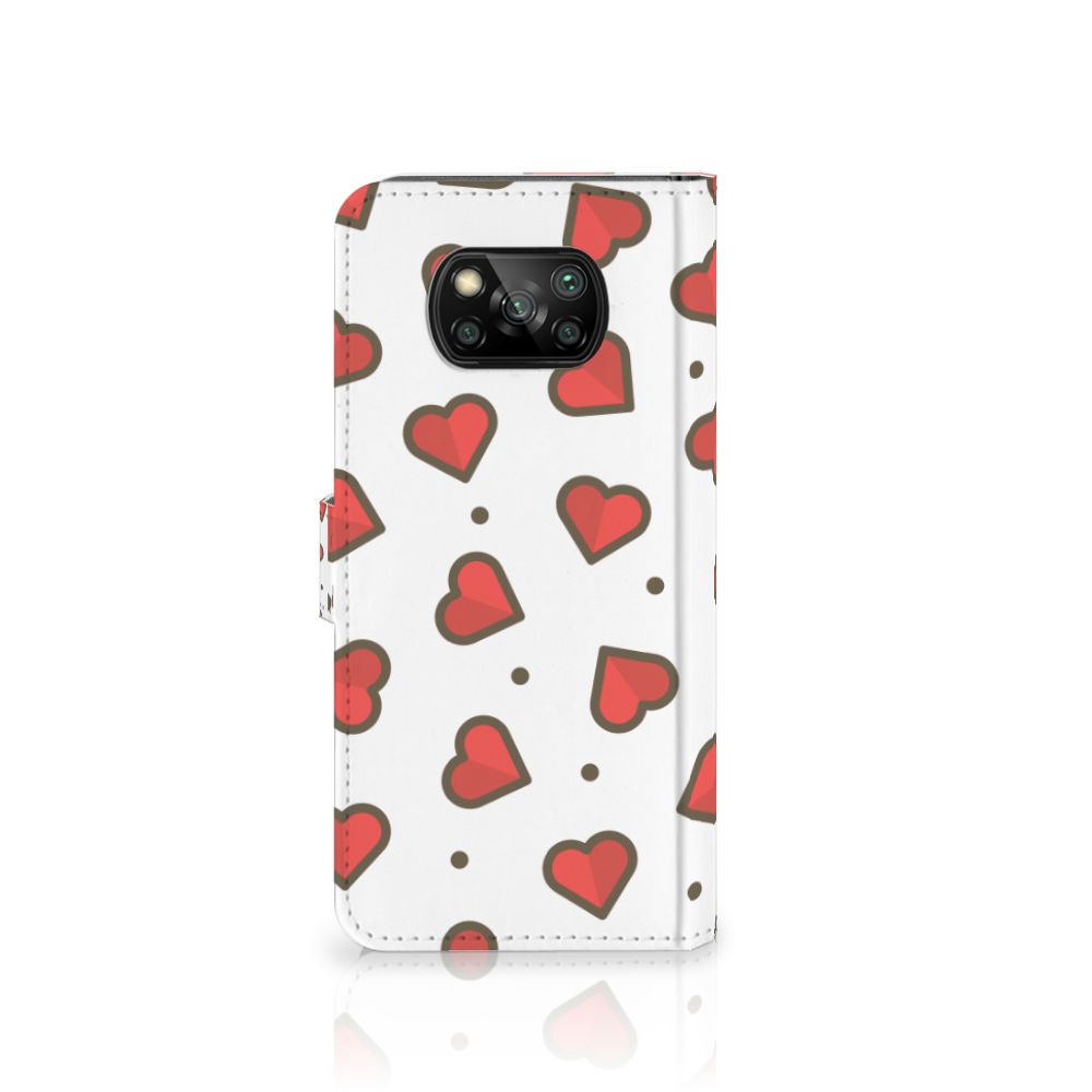Xiaomi Poco X3 | Poco X3 Pro Telefoon Hoesje Hearts