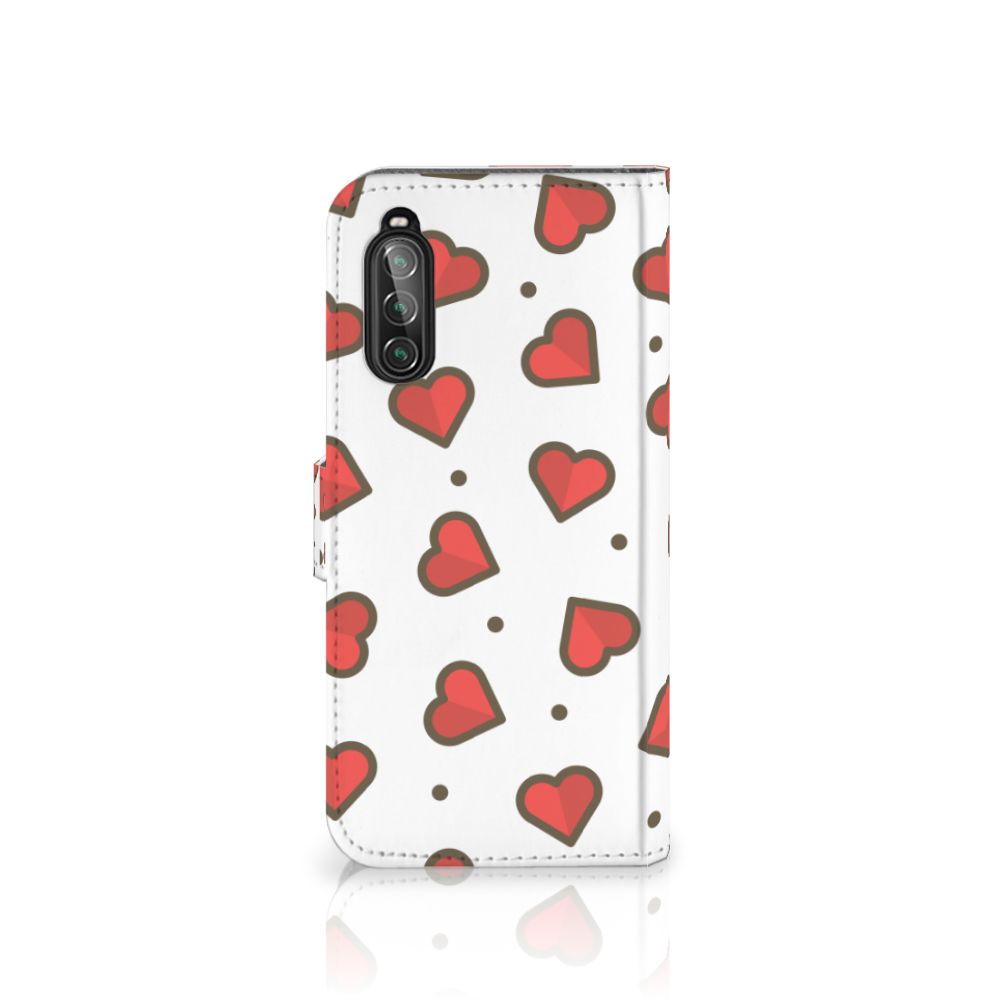 Sony Xperia 10 II Telefoon Hoesje Hearts