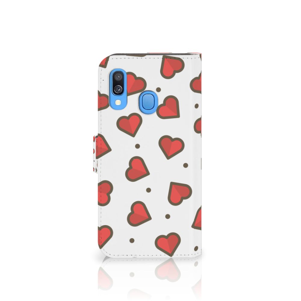 Samsung Galaxy A40 Telefoon Hoesje Hearts