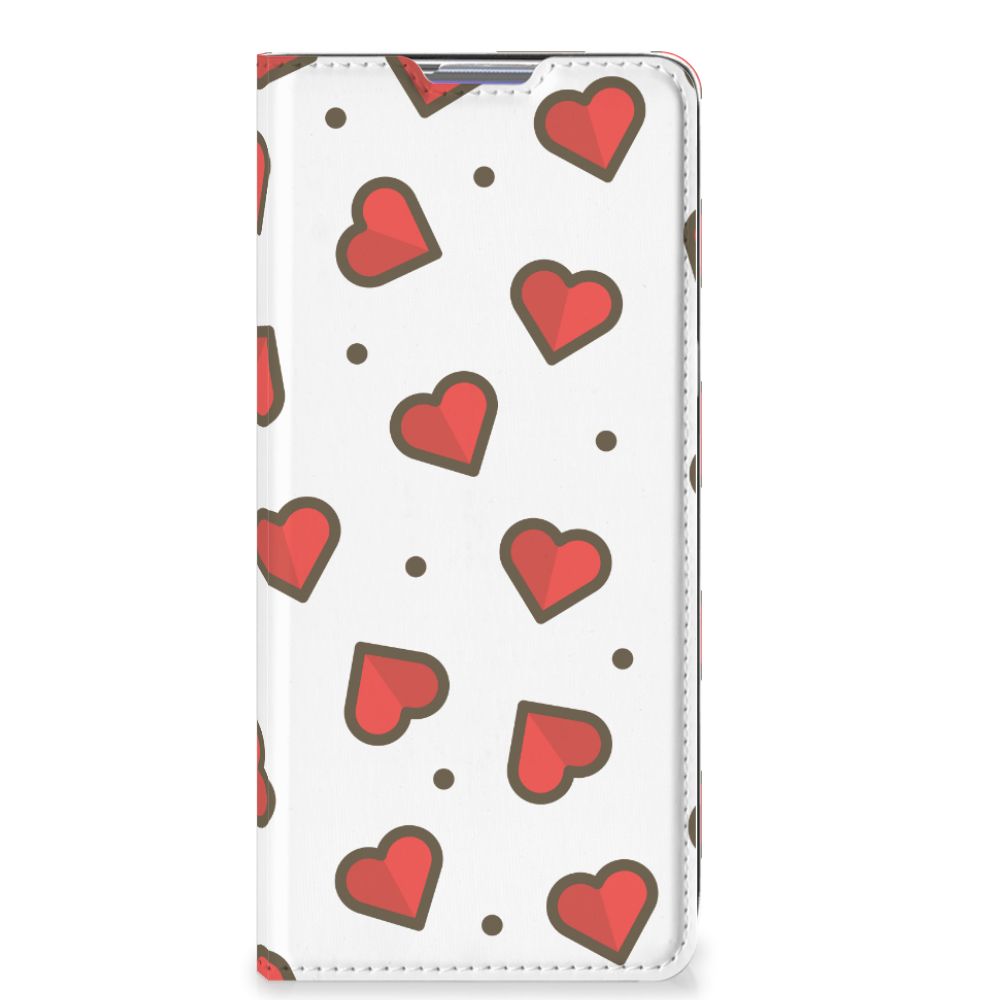 OnePlus 8 Hoesje met Magneet Hearts