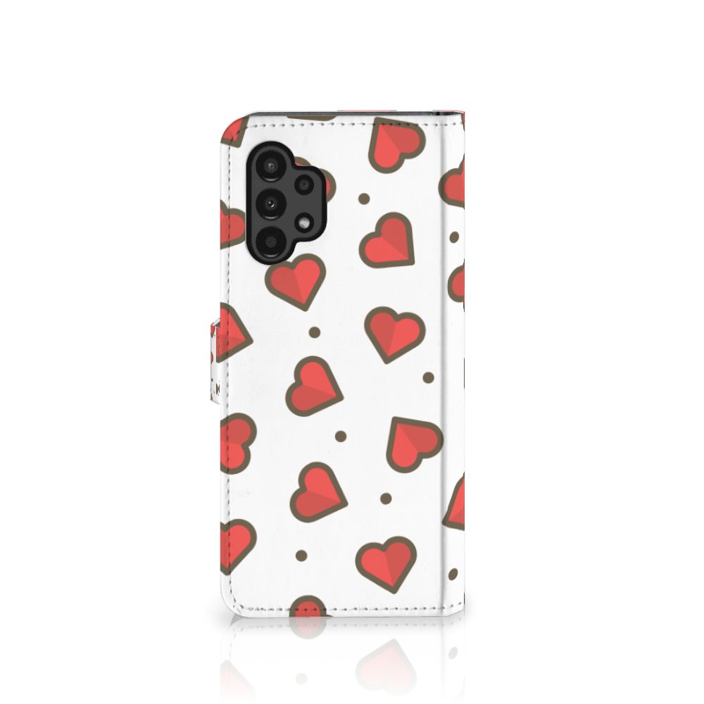 Samsung Galaxy A13 (4G) Telefoon Hoesje Hearts