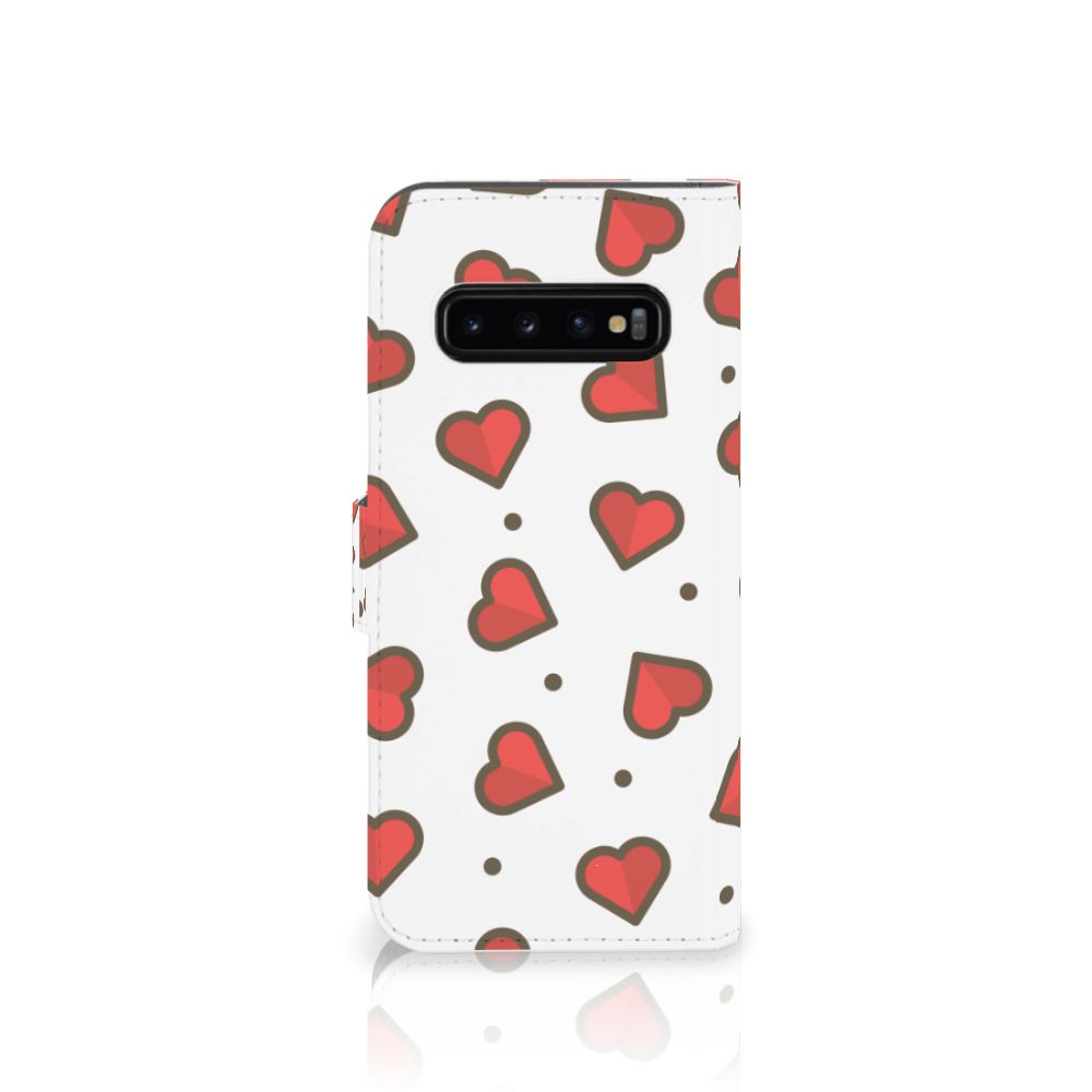 Samsung Galaxy S10 Plus Telefoon Hoesje Hearts