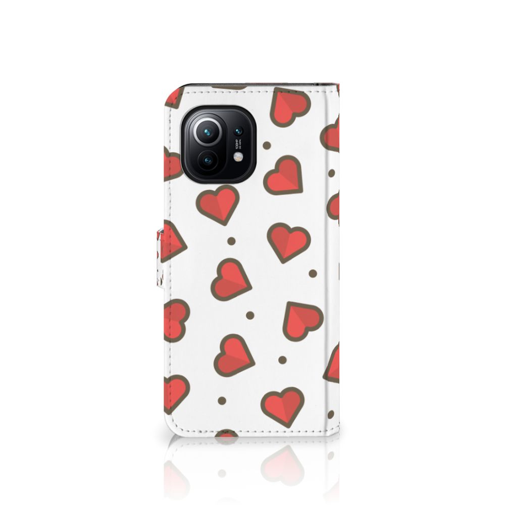 Xiaomi Mi 11 Telefoon Hoesje Hearts