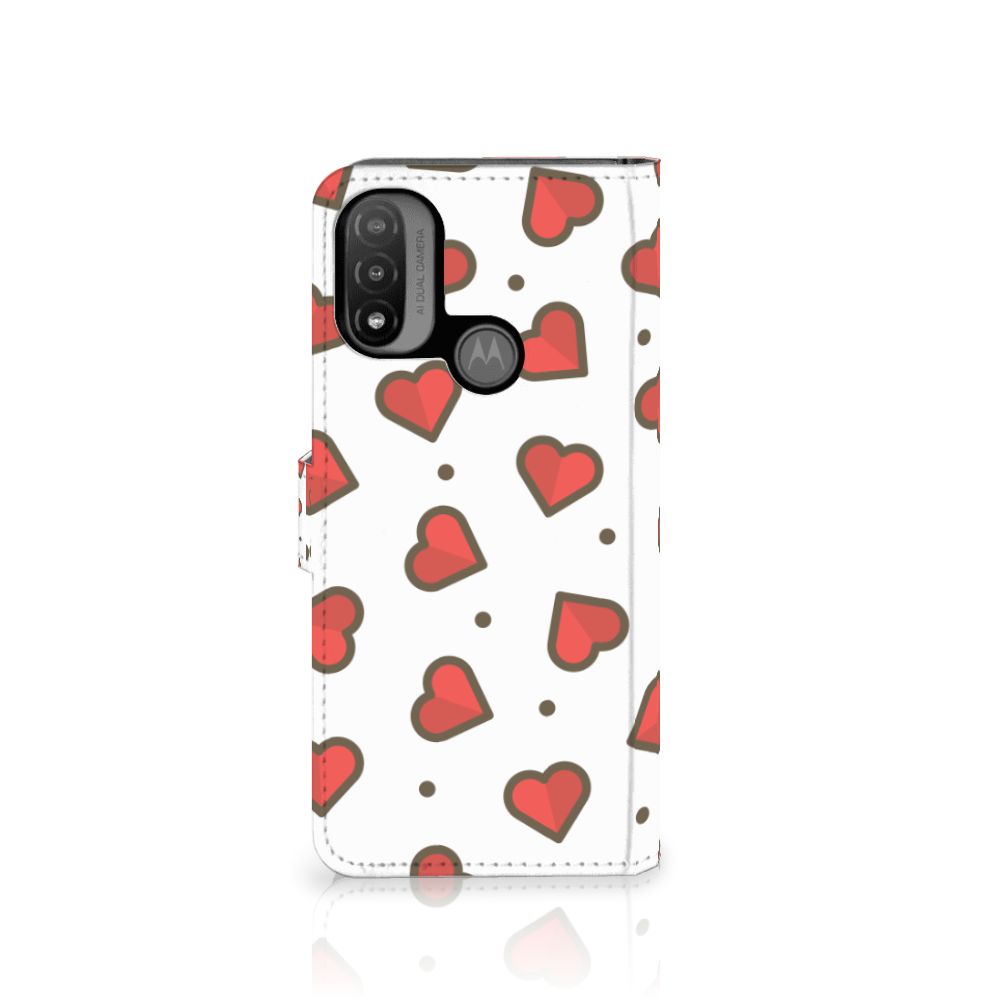 Motorola Moto E20 | E30 | E40 Telefoon Hoesje Hearts